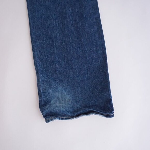 Abercrombie & Fitch Dark Wash Classic Straight Bootcut Blue Denim Jeans 32X32 - Picture 12 of 15